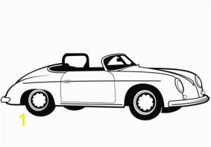 Muscle Car Coloring Pages Classic Convertible Car Coloring Page