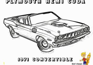 Muscle Car Coloring Pages to Print Macho Muscle Car Printables Free