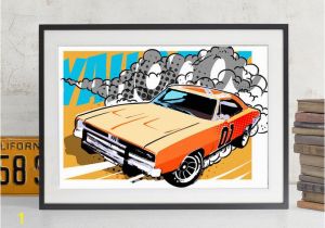 Muscle Car Wall Murals Car Art Pop Art Muscle Car Auto Art Automobile Art