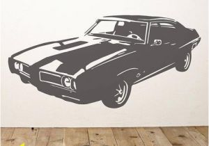 Muscle Car Wall Murals Vehicle Wall Stickers