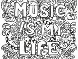 Music is My Life Coloring Pages Music is My Life Coloring Page