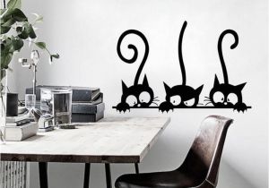 Music Murals for Walls Diy Cartoon Kitten Cats Wall Sticker Decor Decals Children S Room