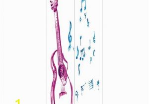 Music Wall Murals Wallpaper Amazon 3d Door Wall Mural Wallpaper Stickers [ Guitar