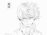 My Hero Academia Coloring Pages todoroki Boku No Hero Academia Shouto todoroki Coloring Pages by