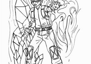 My Hero Academia Coloring Pages todoroki todoroki Power Coloring Page Free Printable Coloring