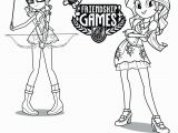 My Little Pony Equestria Girl Coloring Pages Games My Little Pony Equestria Girls Friendship Games Coloring