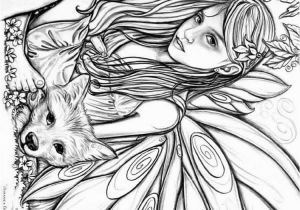 Mythical Creature Fairy Coloring Pages for Adults 275 Best Images About Coloring Fairies U0026 Mythical