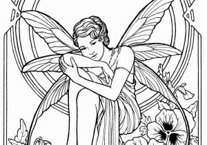 Mythical Creature Fairy Coloring Pages for Adults Fairy 20 with Images