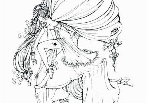 Mythical Creature Fairy Coloring Pages for Adults Fairy Coloring Pages for Adults