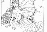 Mythical Creature Fairy Coloring Pages for Adults Fairy Myth Mythical Mystical Legend Elf Fairy Fae Wings
