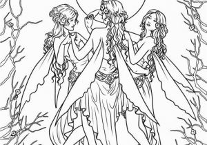 Mythical Creature Fairy Coloring Pages for Adults Get This Hard Elf Coloring Pages for Adults
