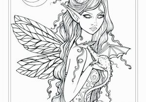 Mythical Creature Fairy Coloring Pages for Adults Mystical Coloring Pages at Getdrawings