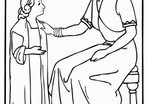 Naaman and the Servant Girl Coloring Pages Servant Girl Naäman Old Testament