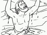 Naaman In the Bible Coloring Pages Naaman Coloring Page