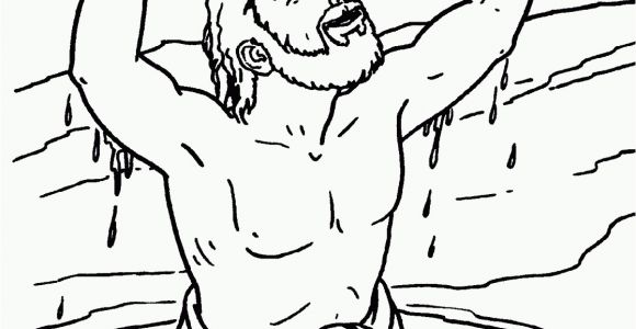 Naaman In the Bible Coloring Pages Naaman Coloring Page