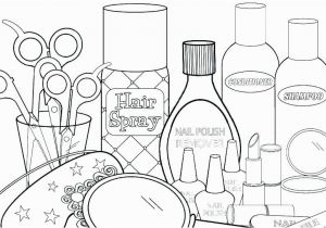 Nail Polish Coloring Pages 1615 Makeup Free Clipart 12