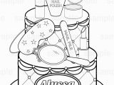 Nail Salon Coloring Pages Best Nail Salon Coloring Pages Spa themed Download and Print for