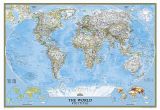 National Geographic Executive World Map Wall Mural Craenen National Geographic Flat Maps