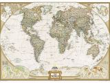 National Geographic Executive World Map Wall Mural World Executive National Geographic Wall Map 3 Sheet Mural