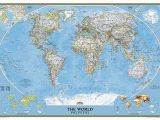 National Geographic Wall Murals Buy World Classic Mural by National Geographic Maps