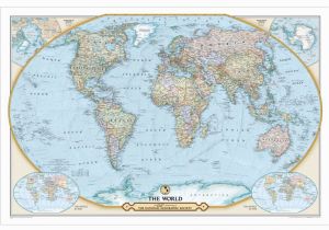 National Geographic World Map Wall Mural Ngs 125th Anniversary World Map Paper