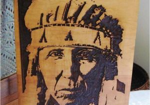 Native American Indian Wall Murals A Proud Cheyenne Indian Warrior Handmade Wood Carved Native