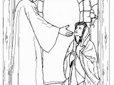 Nativity Coloring Page Lds Mary and the Angel