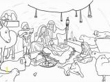 Nativity Coloring Page Lds Nativity Jesus Born In Bethlehem In Nativity Coloring Page