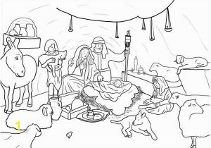 Nativity Coloring Page Lds Nativity Jesus Born In Bethlehem In Nativity Coloring Page