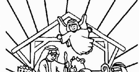 Nativity Coloring Pages for Sunday School Coloring Page Bible Christmas Story Kids N Fun