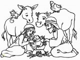 Nativity Scene Coloring Pages Printable Free Free Printable Nativity Coloring Pages for Kids Best