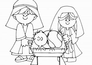 Nativity Scene Coloring Pages Printable Free Free Printable Nativity Coloring Pages for Kids Best