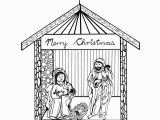 Nativity Scene Coloring Pages Printable Free Free Printable Nativity Scene Coloring Pages