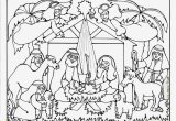 Nativity Scene Coloring Pages Printable Free Serendipity Hollow Nativity Coloring Book Page
