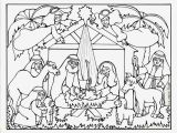 Nativity Scene Coloring Pages Printable Free Serendipity Hollow Nativity Coloring Book Page