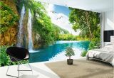 Nature 3d Wall Murals Custom 3d Wall Mural Wallpaper Home Decor Green Mountain