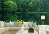 Nature Murals for Walls Home Fice Decor Mural Wall Papers 3d Nature Green forest Landscape