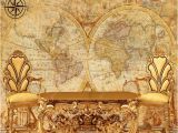 Nautical Map Wall Mural 3d Stereo Custom Wallpaper Western Palace Ancient Europe Nautical Retro Map Wallpaper Living Room Mural Widescreen Wallpapers Hd Widescreen Wallpapers