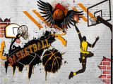 Nba Wall Murals Beibehang Custom Wallpaper Living Room Bedroom Background 3d