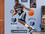 Nba Wall Murals Fathead Memphis Grizzlies Zach Randolph Wall Decals Multicolor