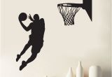 Nba Wall Murals Heißer Wirkenden Kühle Wand Aufkleber Slam Dunk Basketball Wandbild