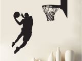 Nba Wall Murals Heißer Wirkenden Kühle Wand Aufkleber Slam Dunk Basketball Wandbild