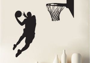 Nba Wall Murals Heißer Wirkenden Kühle Wand Aufkleber Slam Dunk Basketball Wandbild