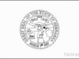 Nebraska Flag Coloring Page Colouring Book Of Flags United States Of America