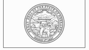 Nebraska Flag Coloring Page Flag Of Nebraska Coloring Page