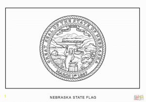 Nebraska Flag Coloring Page Flag Of Nebraska Coloring Page