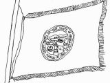 Nebraska Flag Coloring Page Nebraska State Flag Coloring Page