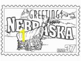 Nebraska State Flag Coloring Page Usa Printables State Of Nebraska Coloring Pages Nebraska