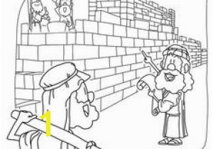 Nehemiah Builds the Wall Coloring Page 154 Best Old Test Coloring Pages Images
