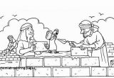 Nehemiah Builds the Wall Coloring Page Nehemiah Coloring Pages Nehemiah and the Wall Sunday School Lessons